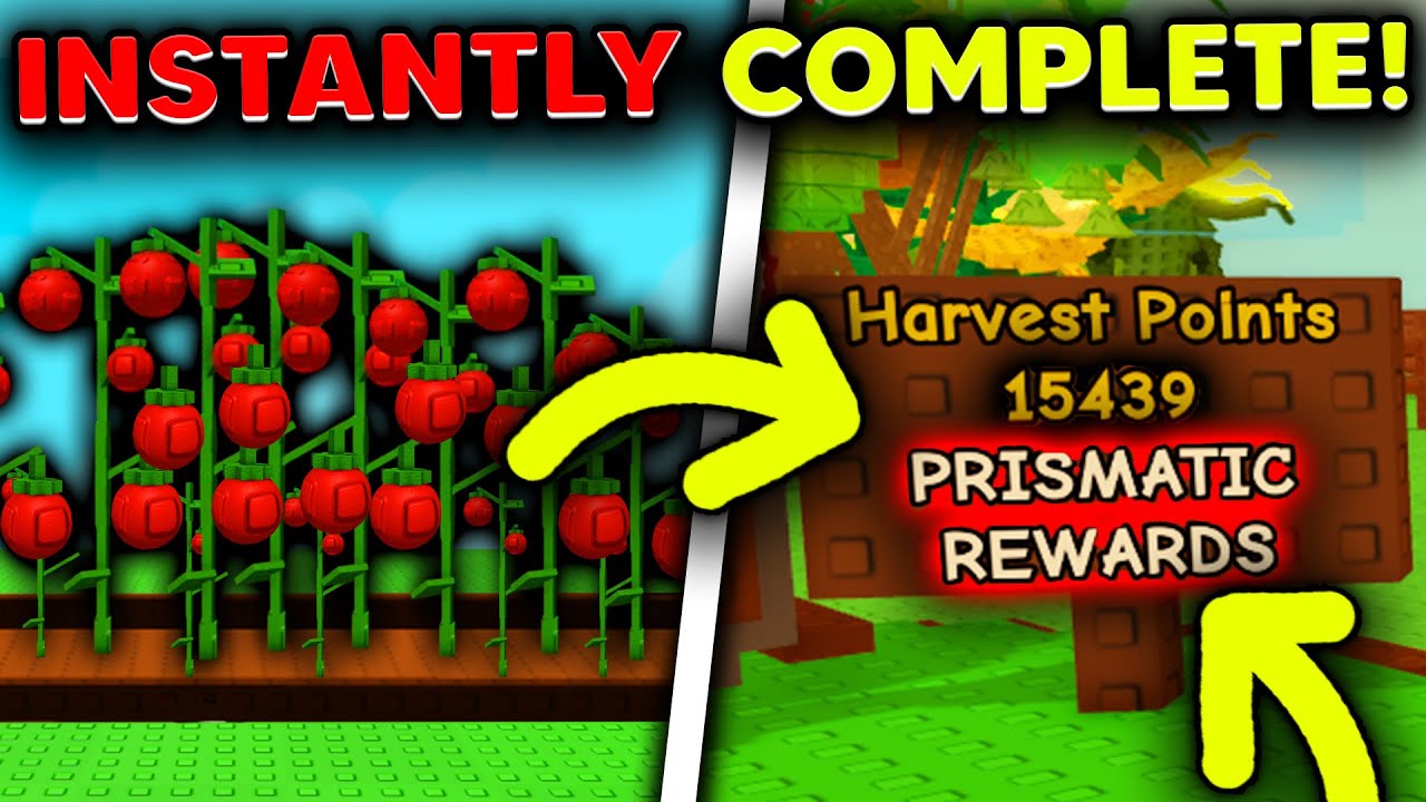 How To INSTANTLY COMPLETE Summer Harvest Event For PRISMATIC REWARDS In Grow a Garden!