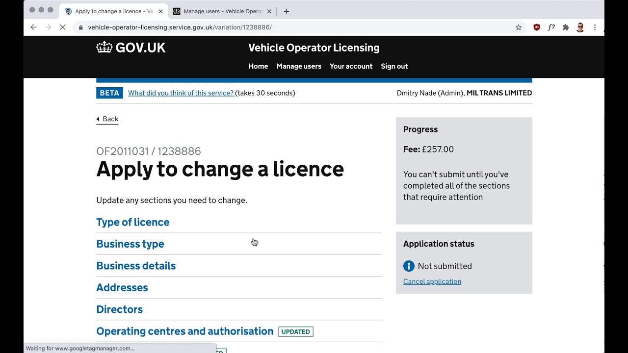 How to change your operator's licence: number of vehicles, operating centres, transport managers etc