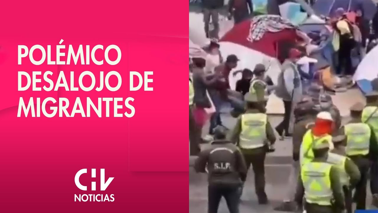 Tensión y enfrentamientos en Iquique tras desalojo de 150 familias de inmigrantes