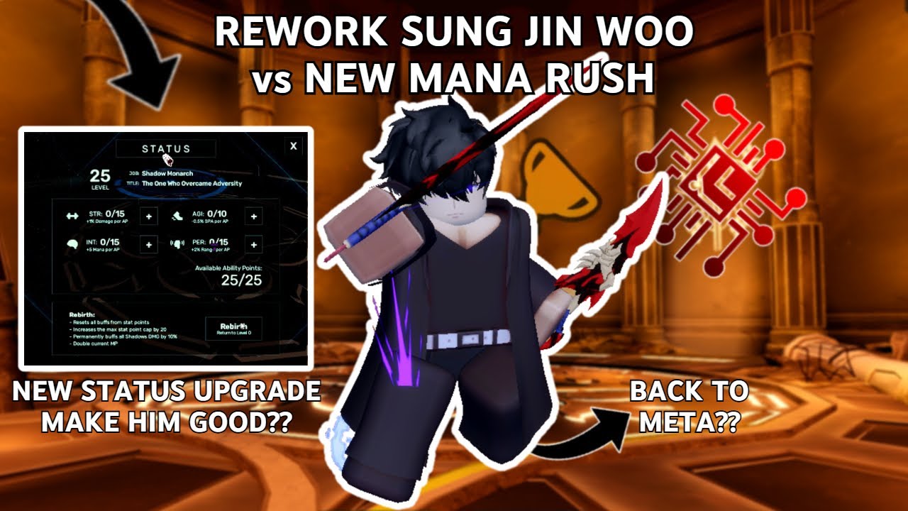 Rework GODLY SJW vs New BOSS RUSH Zenith Arena Mana Rush | Roblox Anime Last Stand