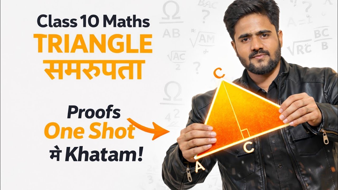 Class 10 Maths Triangle | समरूपता (Similarity) के सभी Proofs | One Shot में खतम 🔥