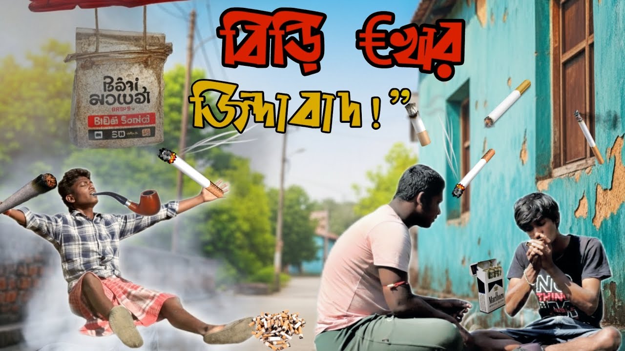 একটা বিড়ির জন্য একি হলো? 😂 | Comedy Biri Khor | [ACHOMKAHASI]