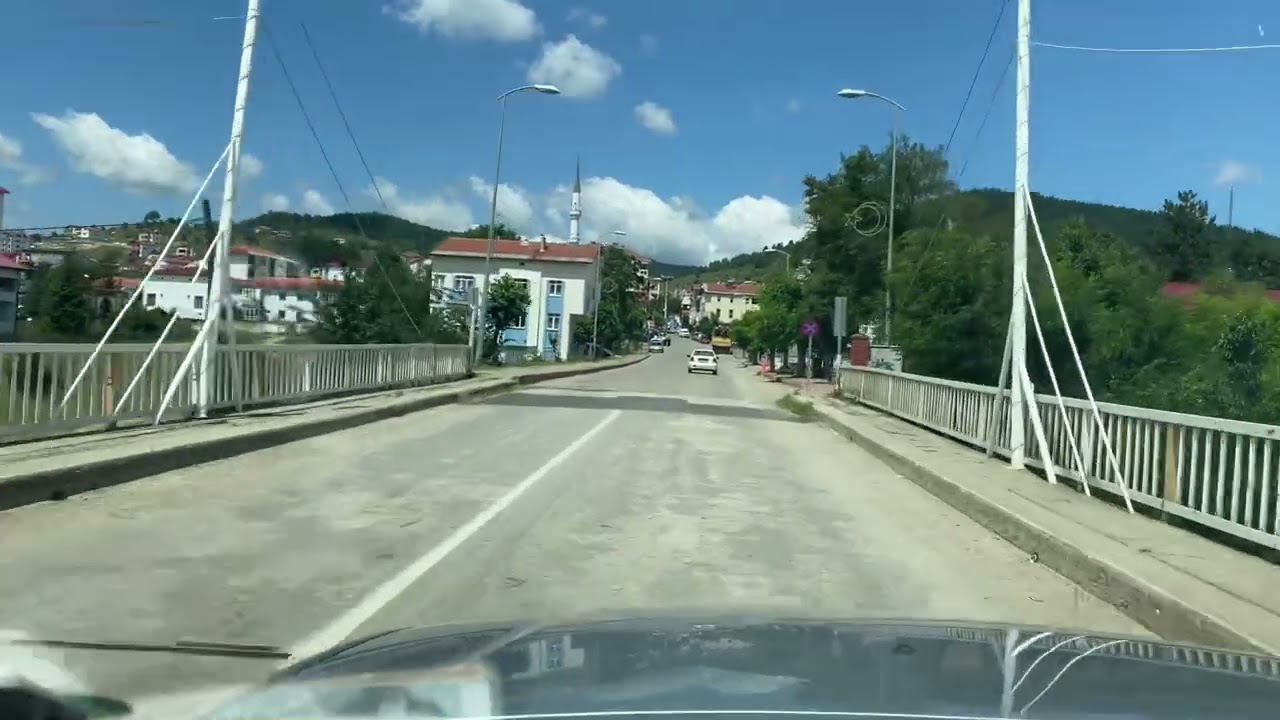 Şok şok şok İlçeye giriş yapıyoruz… Kastamonu ilinin Pınarbaşı ilçesi🤗