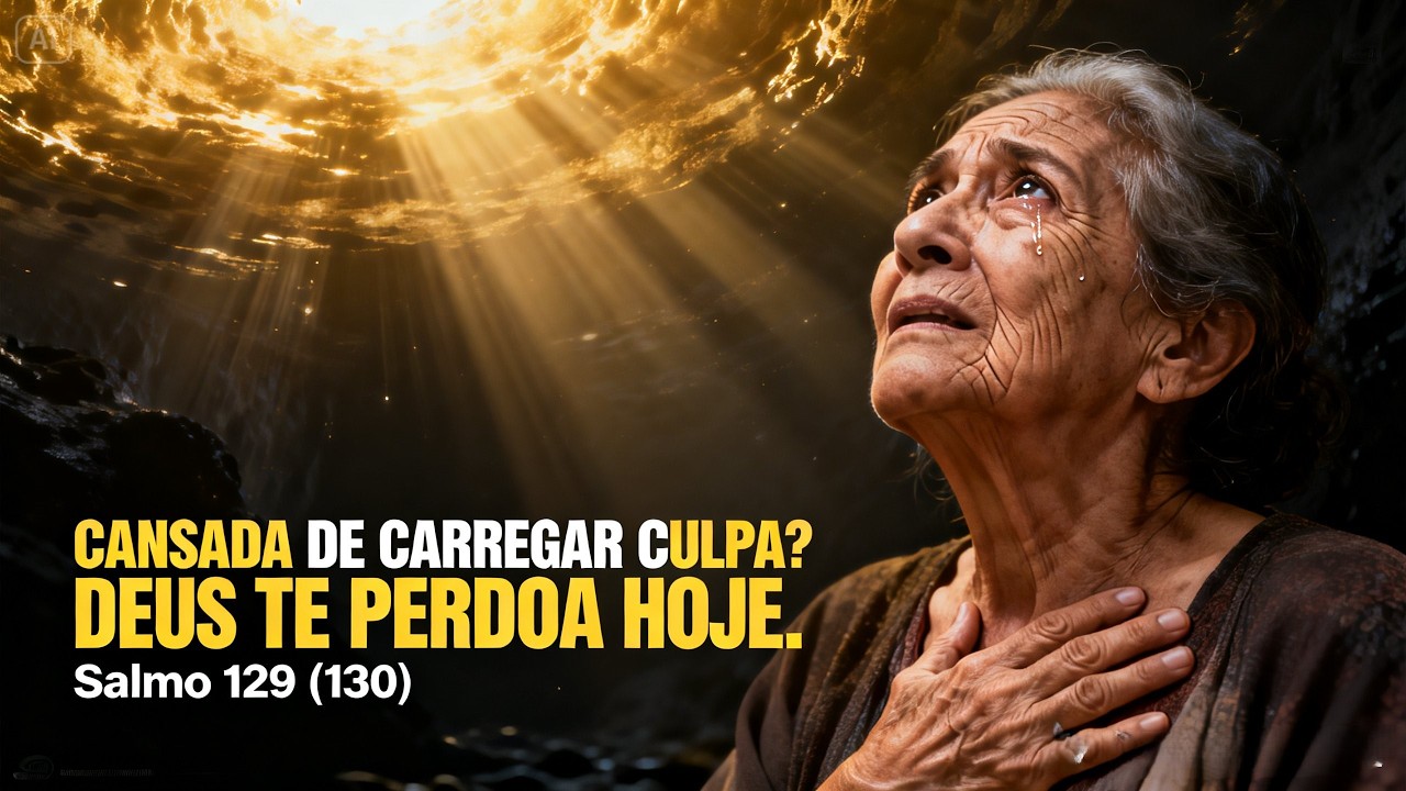 SALMO DO DIA - Salmo 129 (130): A Oração Que Arranca a Culpa e Acalma a Mente na Hora ❤️‍🩹🕊️