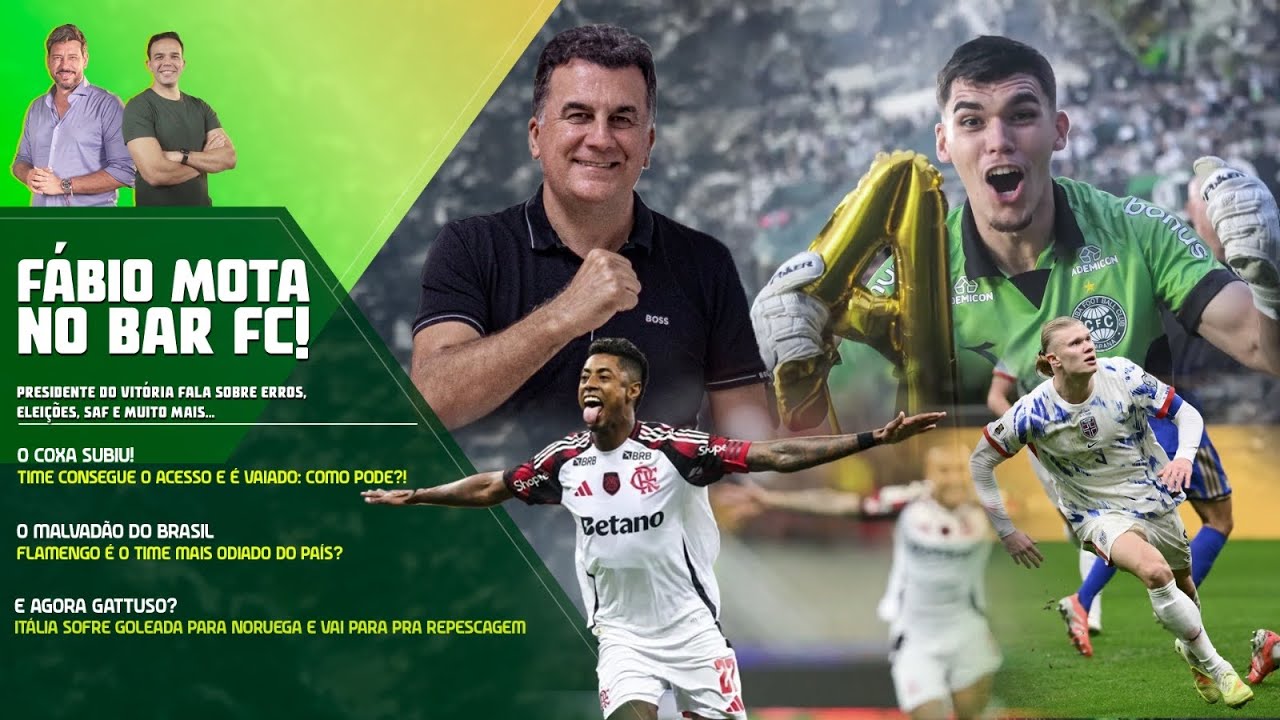 BAR FC LIVE #162 - F&Aacute;BIO MOTA FAZ BALAN&Ccedil;O DA TEMPORADA DO VIT&Oacute;RIA E COMENTA SOBRE SAF