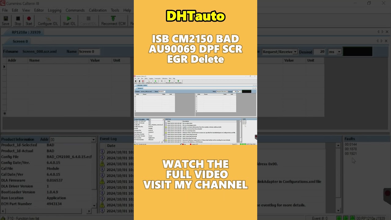 ISB CM2150 BAD AU90069 DPF SCR EGR Delete | dhtauto.com