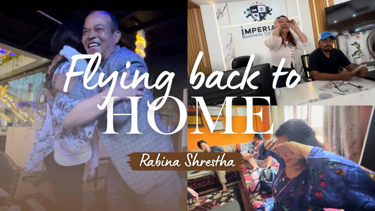 Surprise visit from USA to NEPAL  after 2 years || Rabina Shrestha