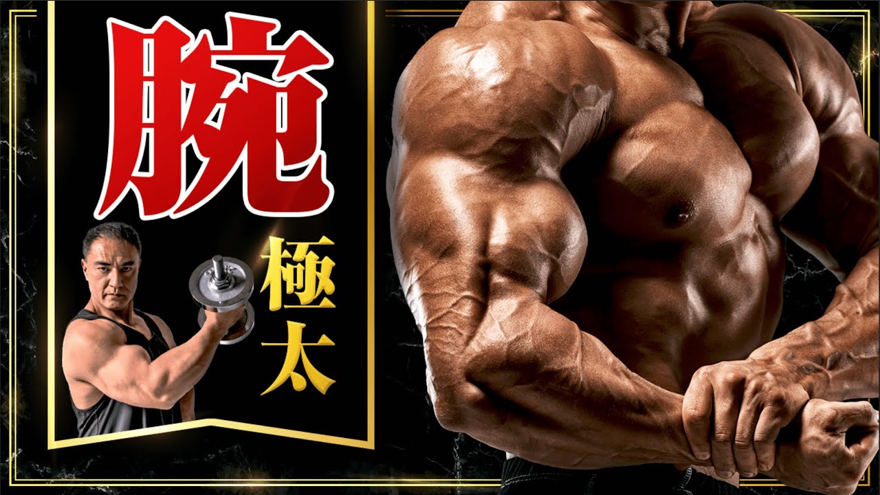 【完全版】短時間で腕を太くする最強の筋トレを紹介します。