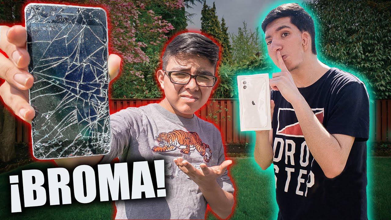 ¡Destruyo Su Celular Y Le Regalo Uno Nuevo!