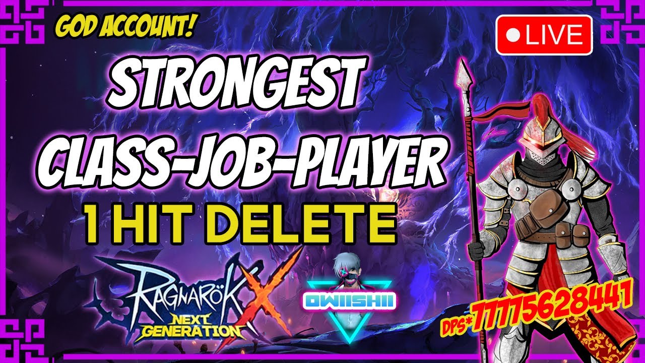[ROX] Strongest Job/Class, Spear Knight (Whale Account) Wipe all guild.1 hit delete[Reaction Video]