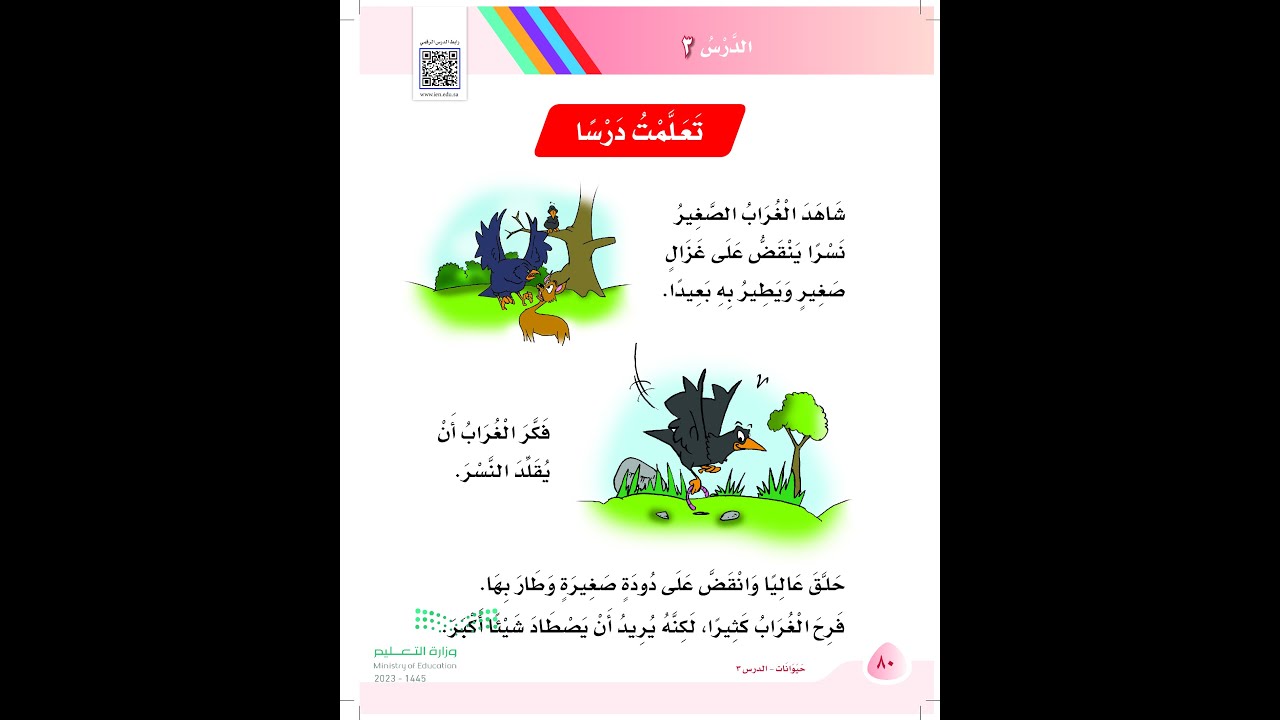 تعلمت درسا