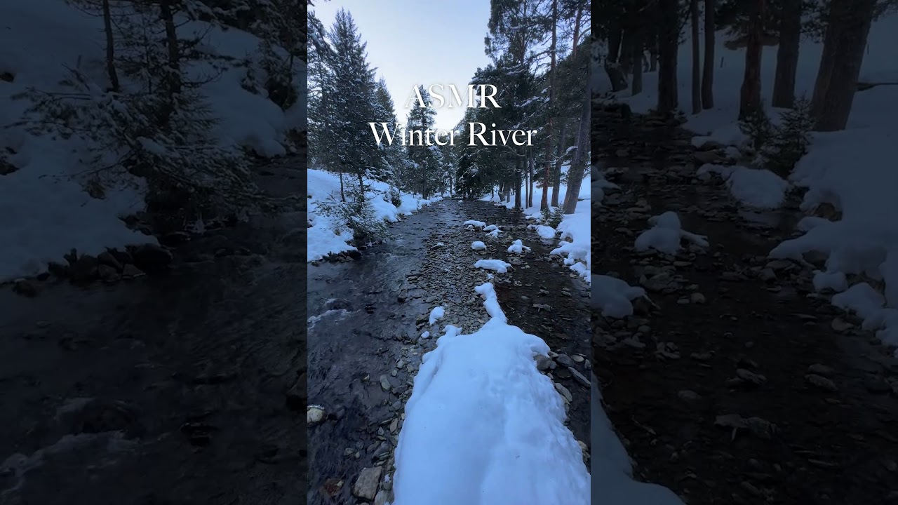 ASMR Winter River