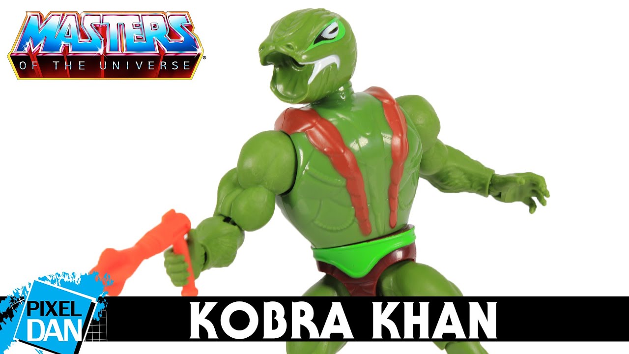 KOBRA KHAN MOTU Origins Action Figure Review | Masters of the Universe Origins