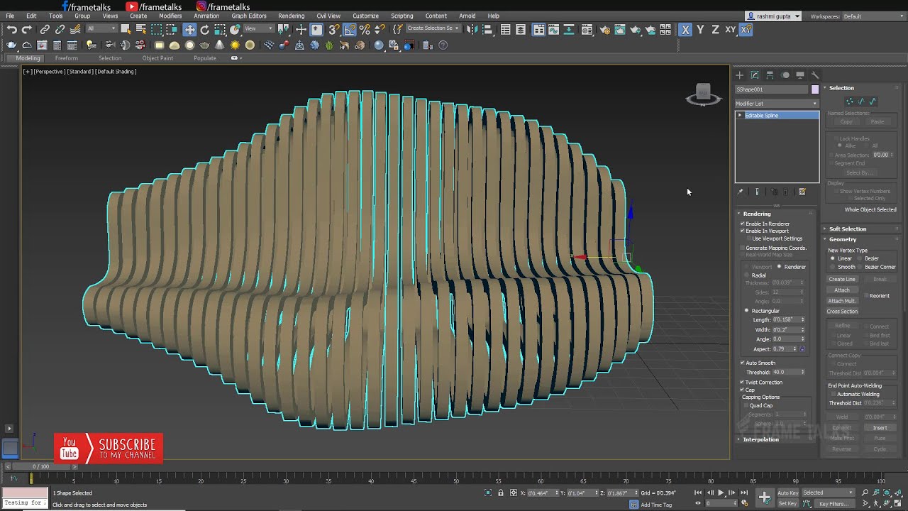 Как создавать параметрические элементы в 3dsMax
