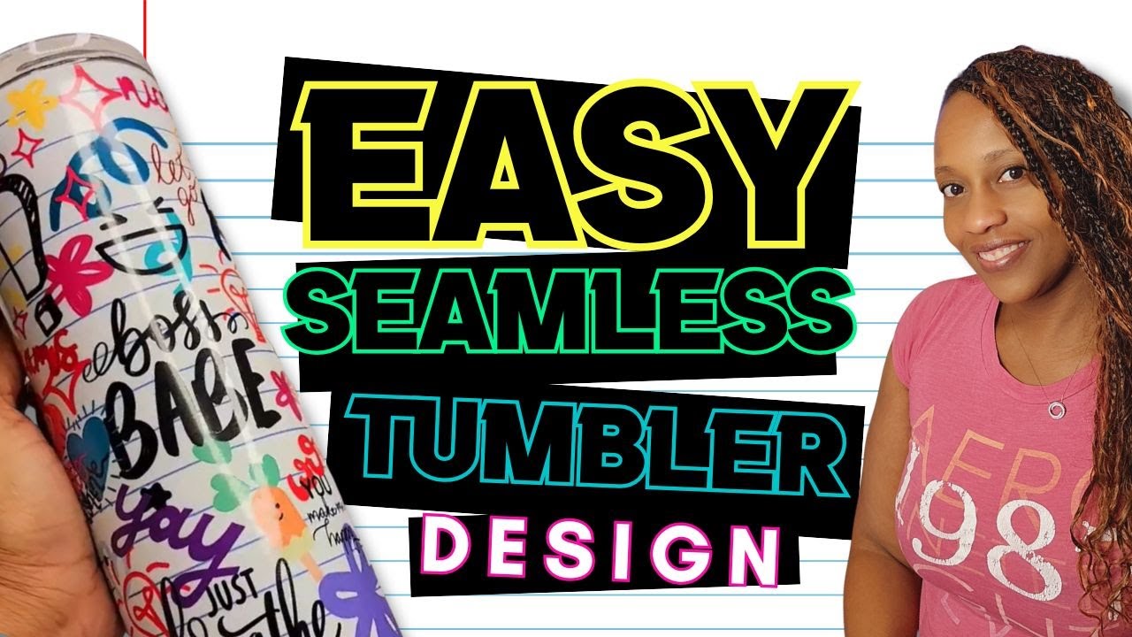 How to Create a Seamless Sublimation Tumbler Wrap | Full Canva Tutorial