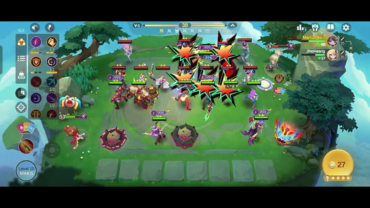 🔥 SINERGI NEOBEAST x BRUISER AUTO RATA! Ling B3 + Chou B3 Jadi Mesin Damage | Magic Chess Go Go