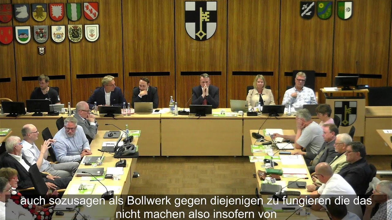 51. Sitzung des Rates der Stadt Dorsten