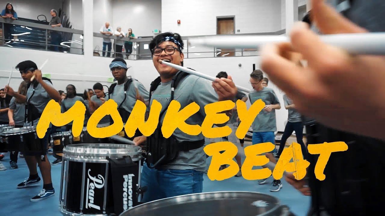 Monkey Beat 2017 | Pep Rally & Football Game (One-Minute Mashup) | Pelham High School Drumline