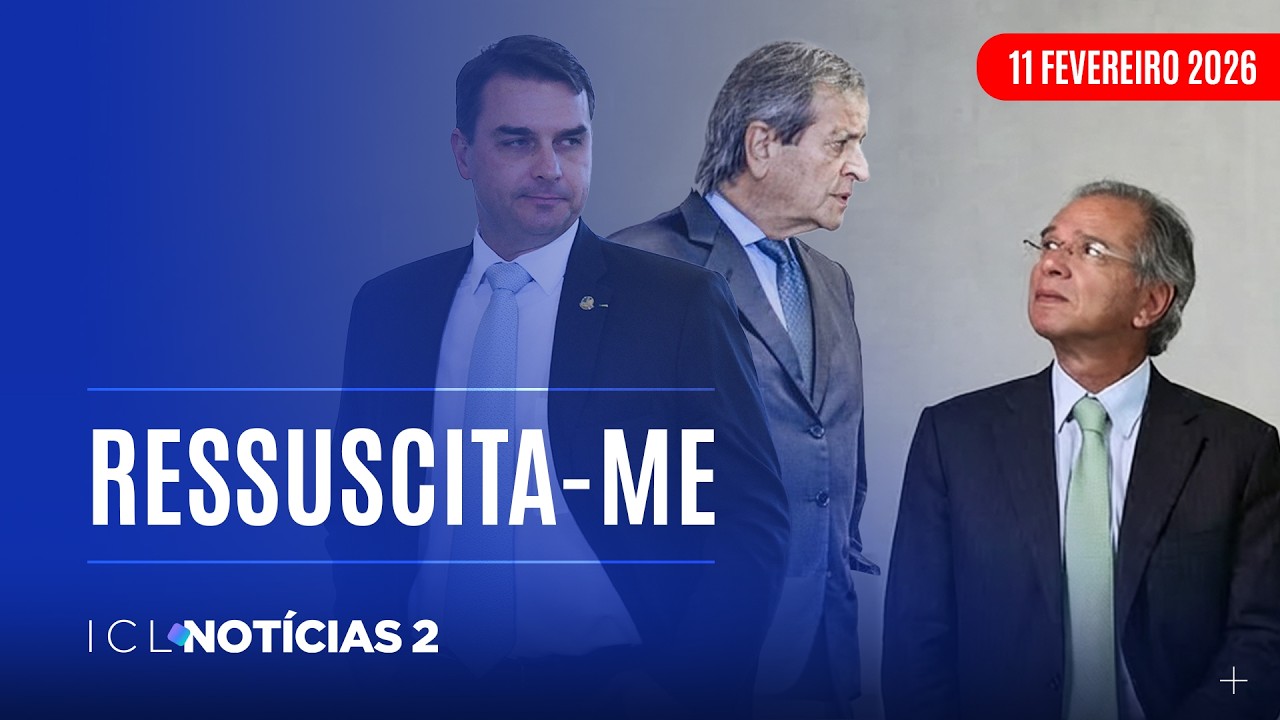 ICL NOTÍCIAS 2 - 11/02/26 - PRESIDENTE DO PL QUER PAULO GUEDES NA CAMPANHA DE FLÁVIO BOLSONARO