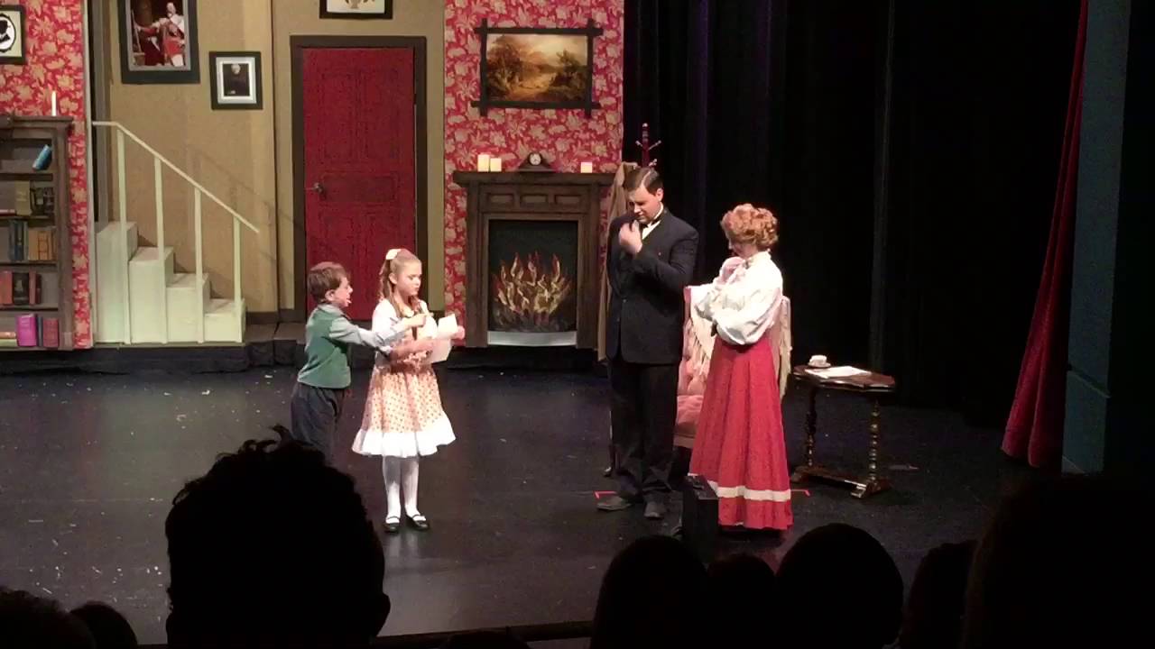 Tessa playing Jane Banks in Mary Poppins the Musical