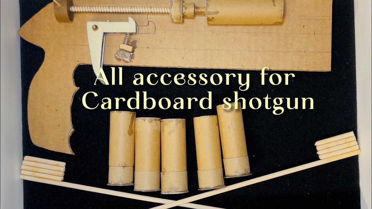 DIY Cardboard Shotgun – Looks Real! 😱