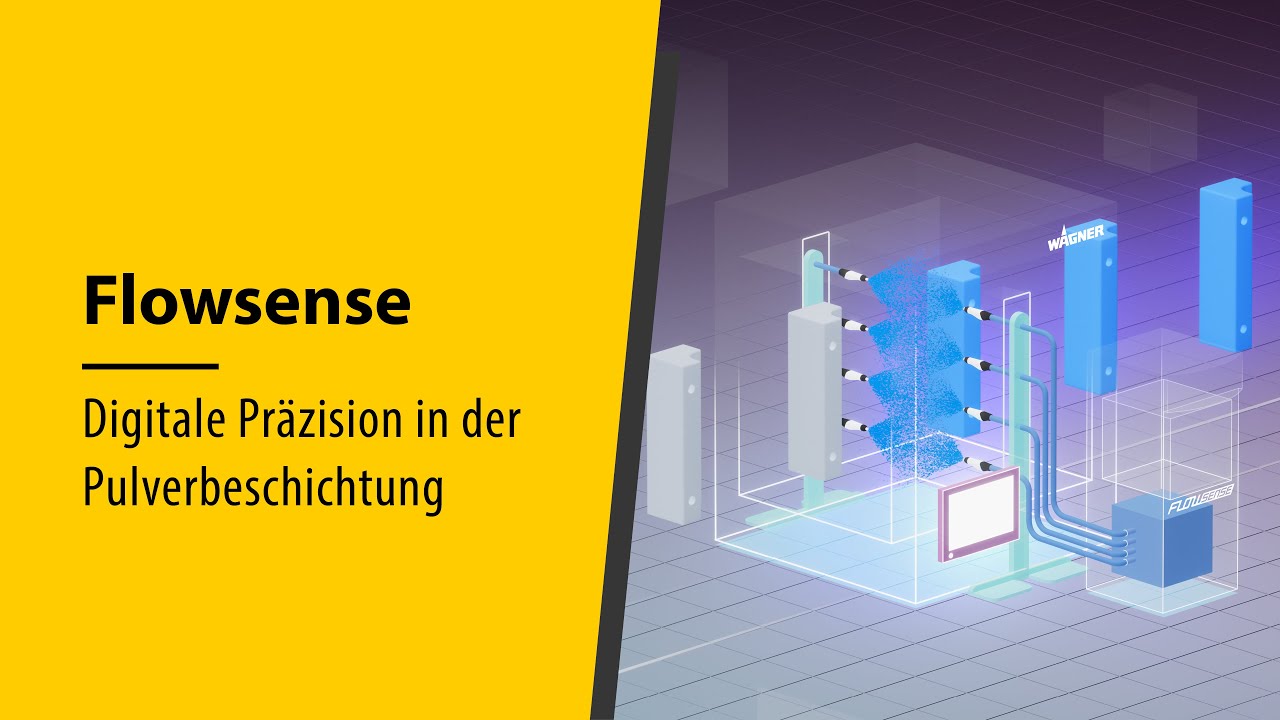 WAGNER Flowsense – Digitale Präzision in der Pulverbeschichtung