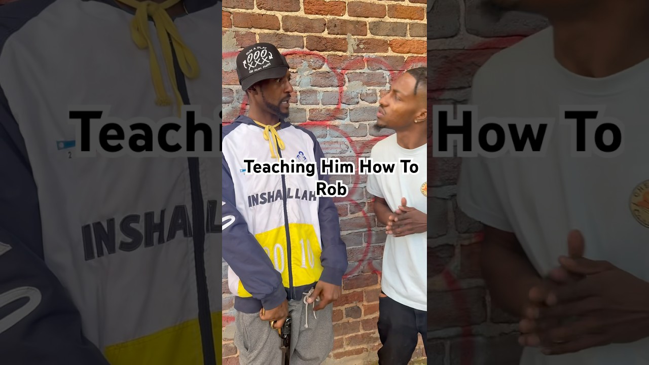 Teaching Him How To Rob #shorts #funny #trending @Slabb2funny