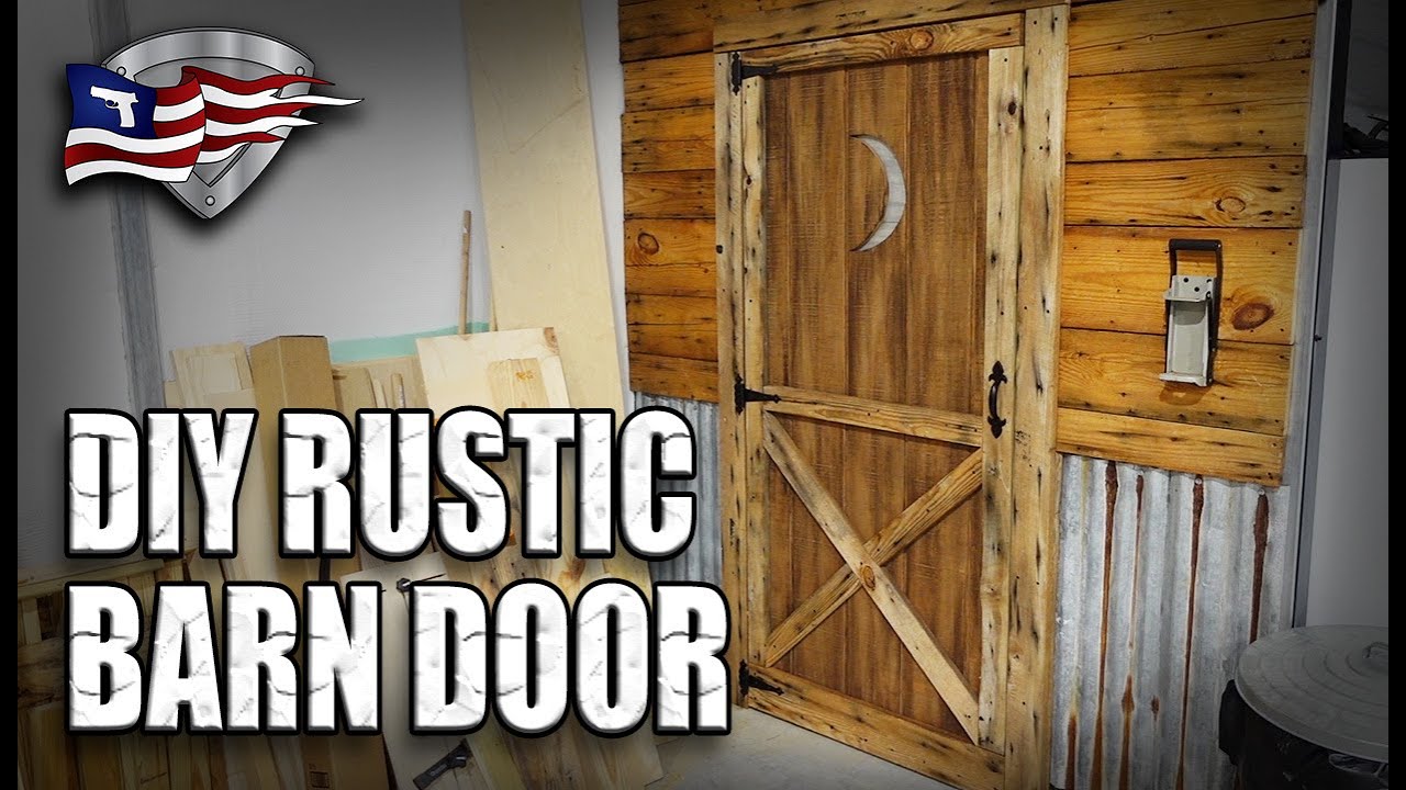 How To Build An Easy DIY Rustic Barn Door