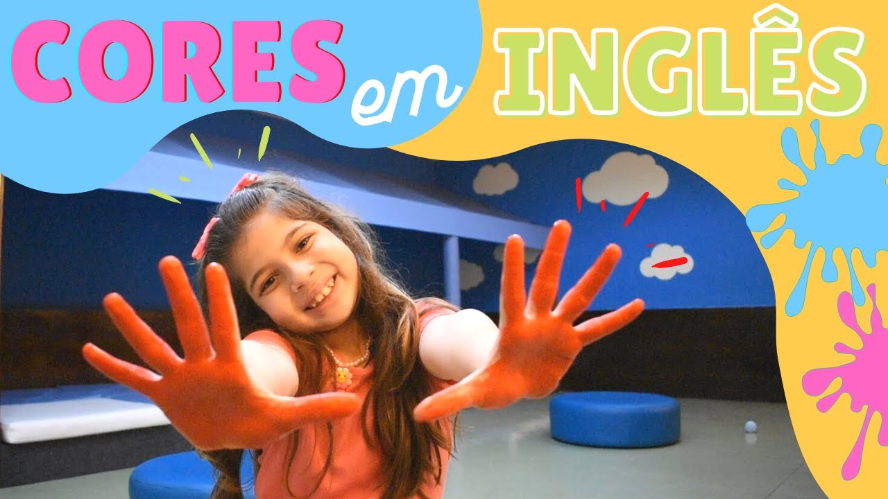 APRENDA AS CORES EM INGLÊS COM A REBECA | Learn Colors with Paint