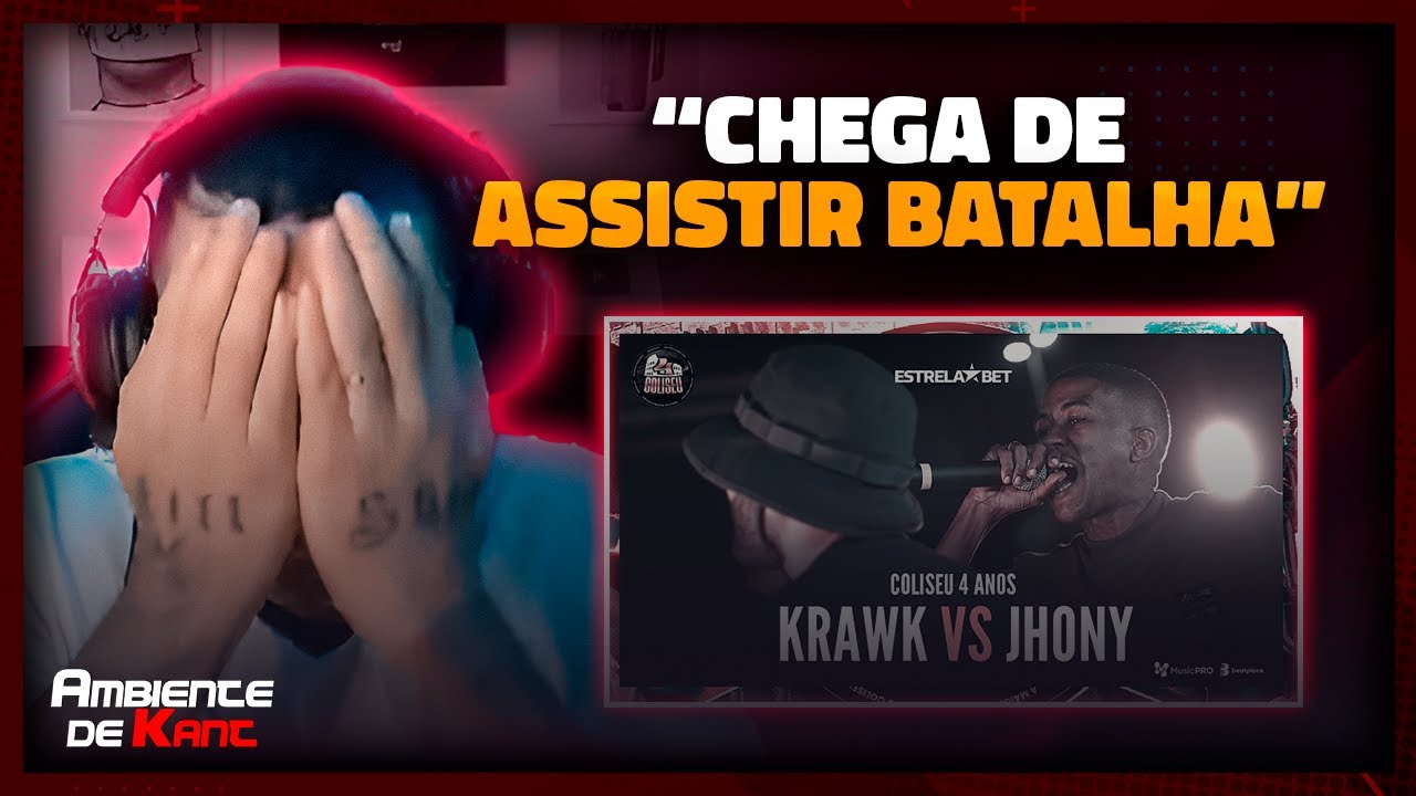 KANT REAGE A KRAWK (SP) X JHONY - BATALHA DO COLISEU | Ambiente de Kant