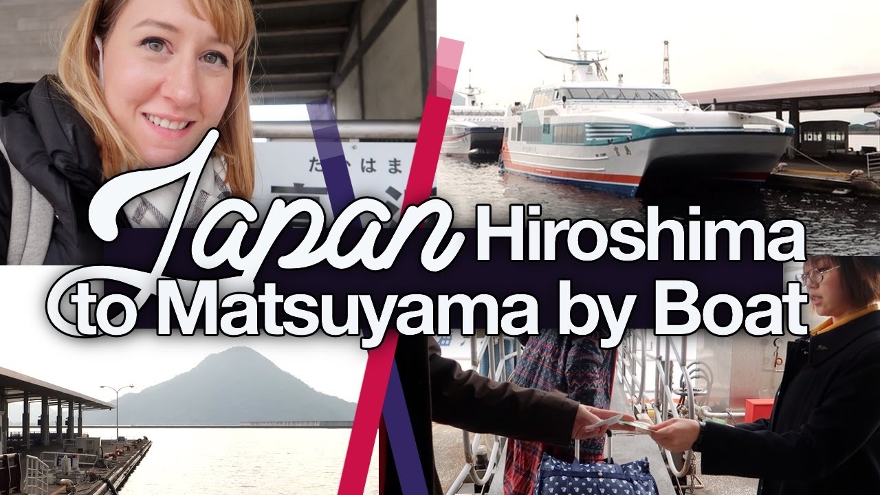 Hiroshima to Matsuyama BY BOAT! Japan Jan 2020 | thisNatasha | Hydrofoil | Super Jet