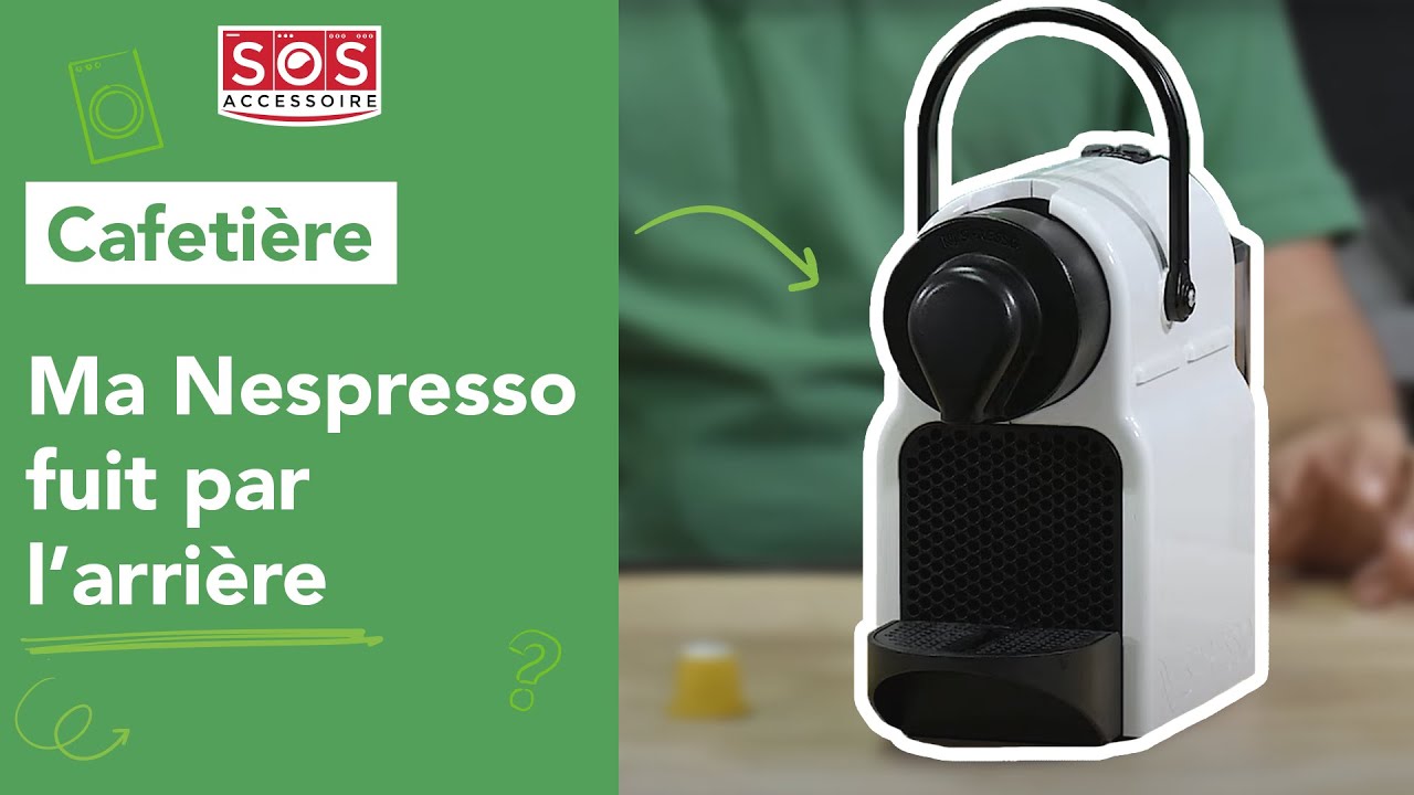 Ma cafeti&egrave;re Nespresso fuit et ne coule pas correctement : Probl&egrave;me d'&eacute;tanch&eacute;it&eacute; piston/r&eacute;sistance