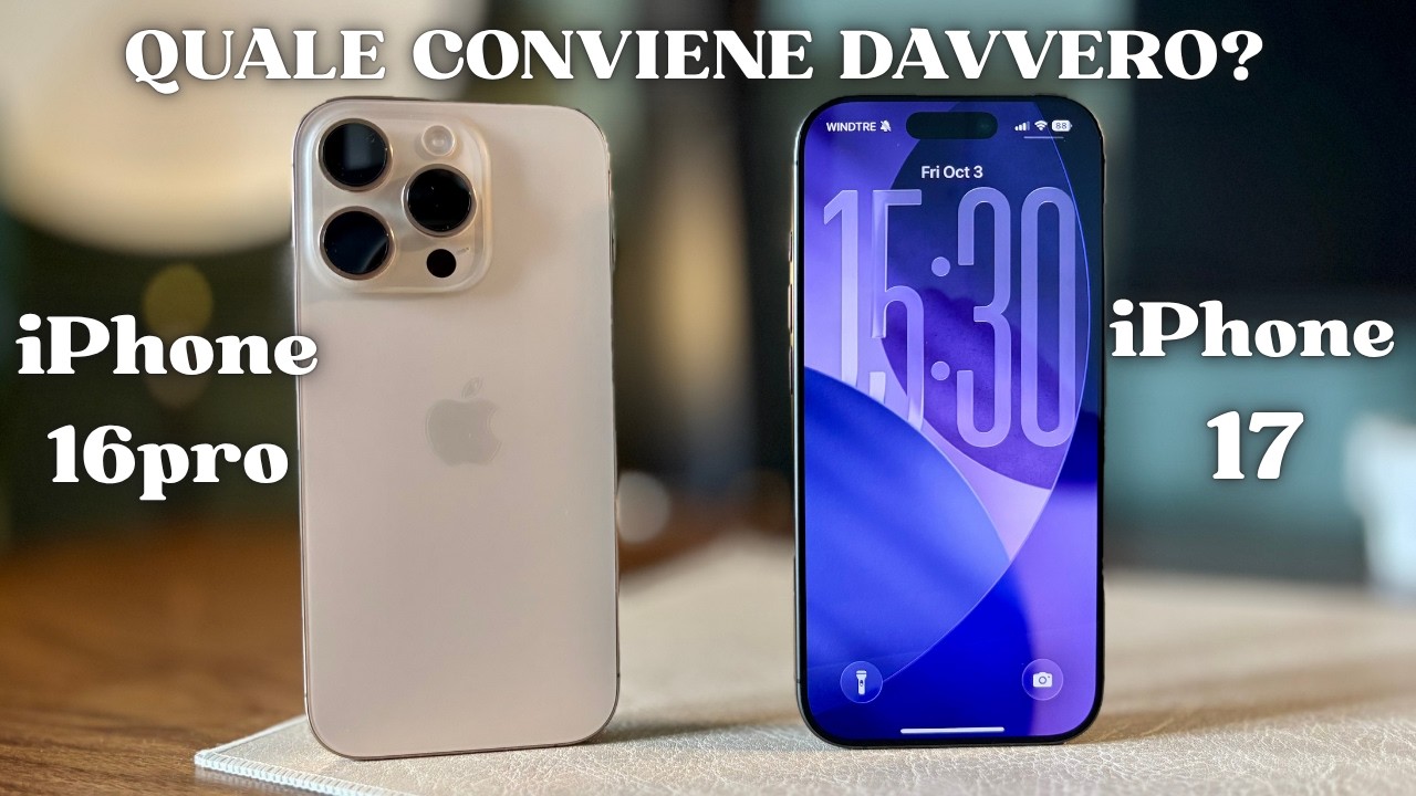 iPhone 17 vs iPhone 16pro - Perché ho scelto il 17 Standard?