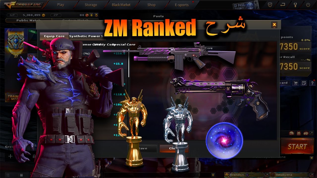 Crossfire West : Explanation Zombie Ranked