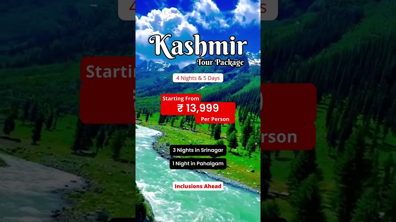 Best Kashmir Tour Package | Srinagar - Gulmarg Tour with Sightseeing | Kashmir Budget Tour Plan |