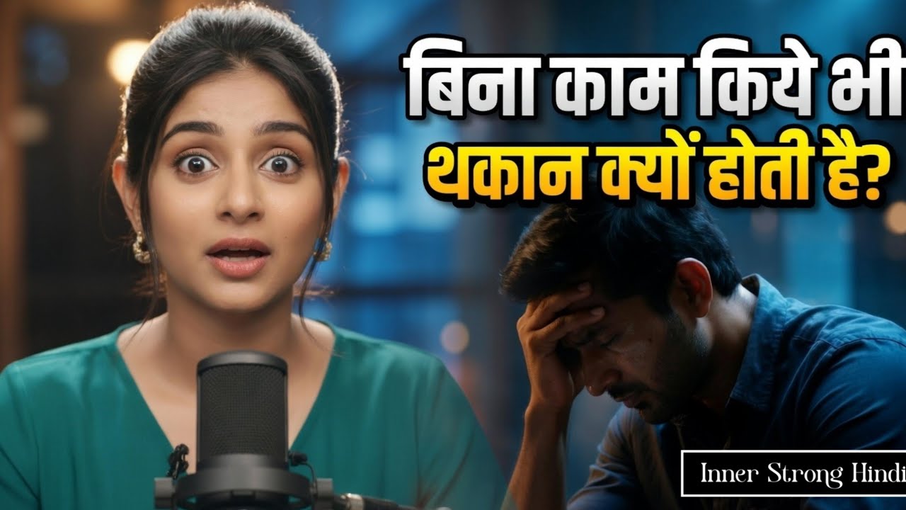 बिना काम किए भी थक जाते हो? असली कारण जान लो | Inner Strong Hindi 