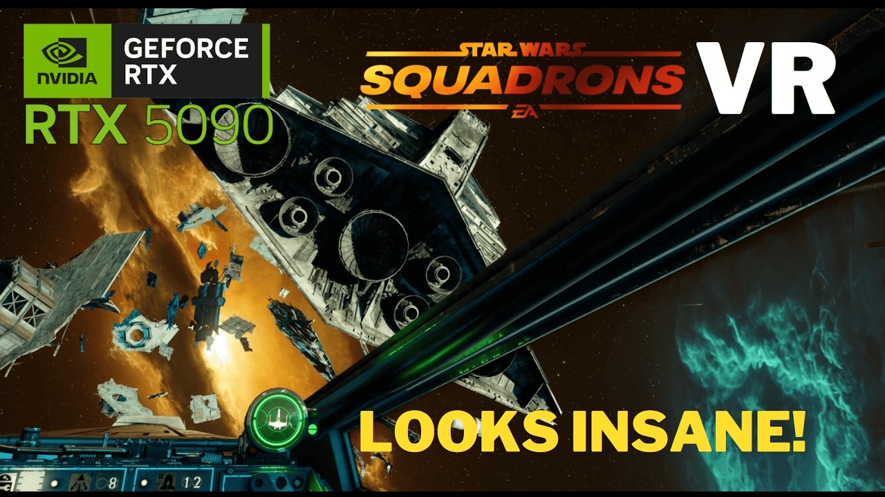 Star Wars: Squadrons in 2025 in VR on RTX 5090 looks INSANE! (Quest 3) 4K60FPS #PCGamePassPartner