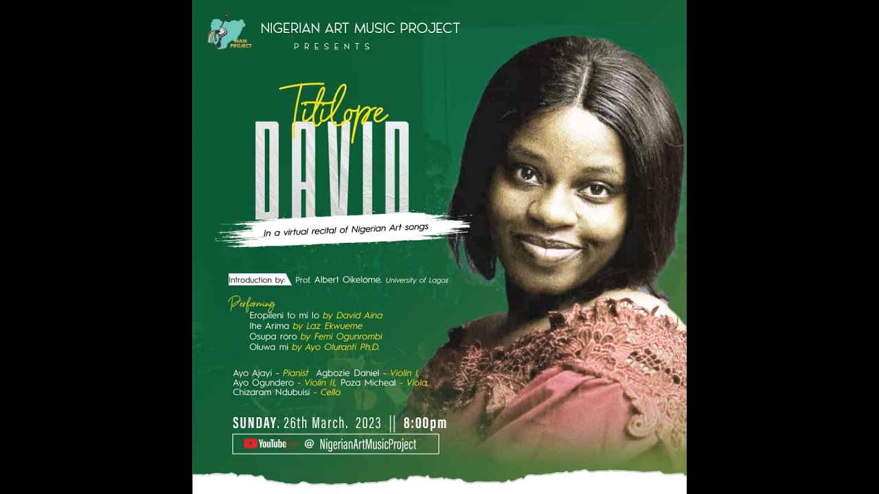 NAM Concert Episode III featuring Titilope David