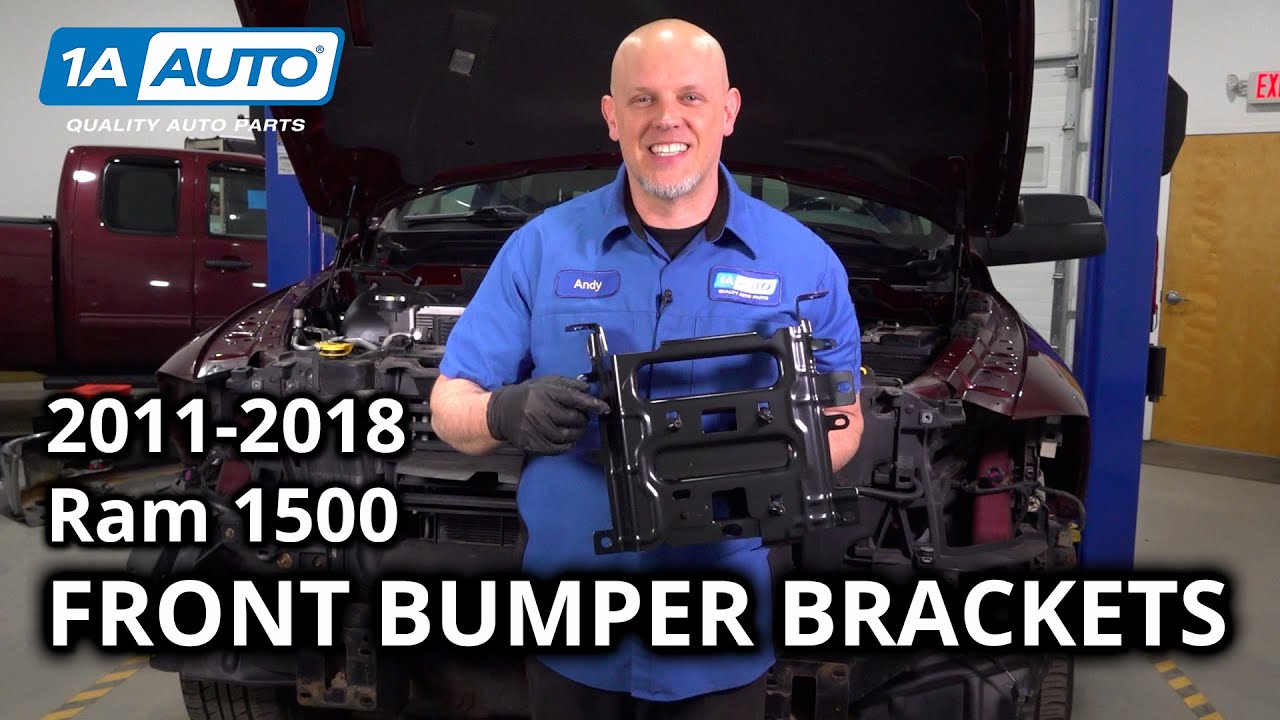 Как заменить кронштейны переднего бампера Ram 1500 2011-2018 годов