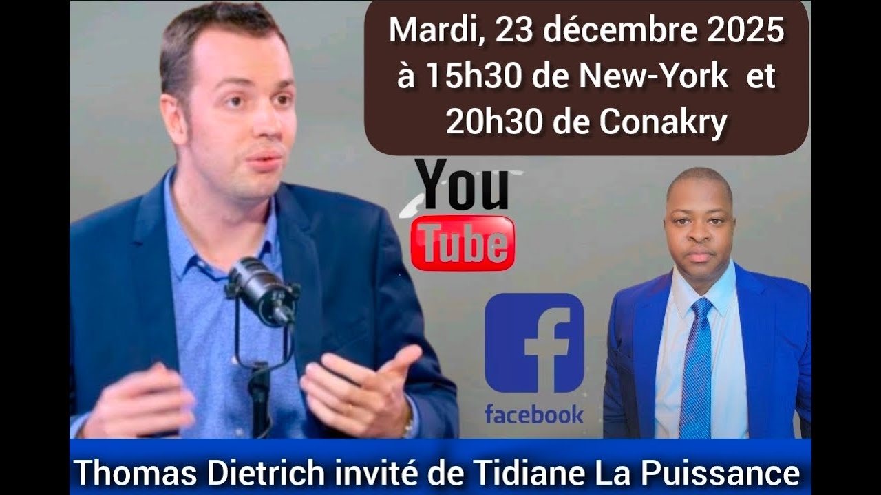 Thomas  Dietrich invit&eacute; de Tidiane la Puissance ce mardi 23 decembre 2025 . Des grosses revelations