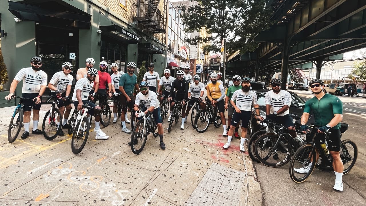 Pedal explorers cycling club social ride with Ducati New York and Tiny tapas.