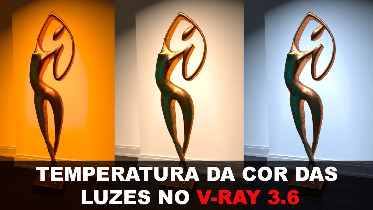 Temperatura da cor das Luzes no V-Ray 3.6 para Sketchup