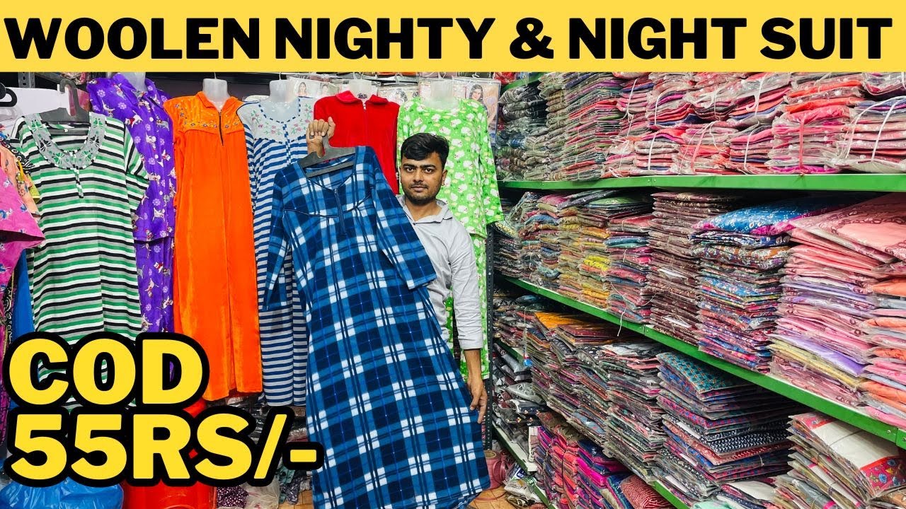 WOOLEN NIGHTY ! brandednighty ! NIGHTY SUITS ! Cheapest Nighty Wholesale Market || #elvishyadav