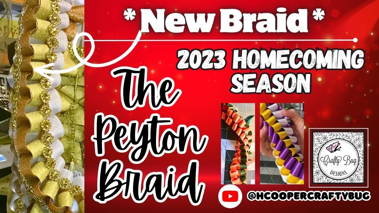 *NEW* Homecoming Mum Braid for 2023 season! #peytonbraid #homecomingmums #texashomecoming #hoco