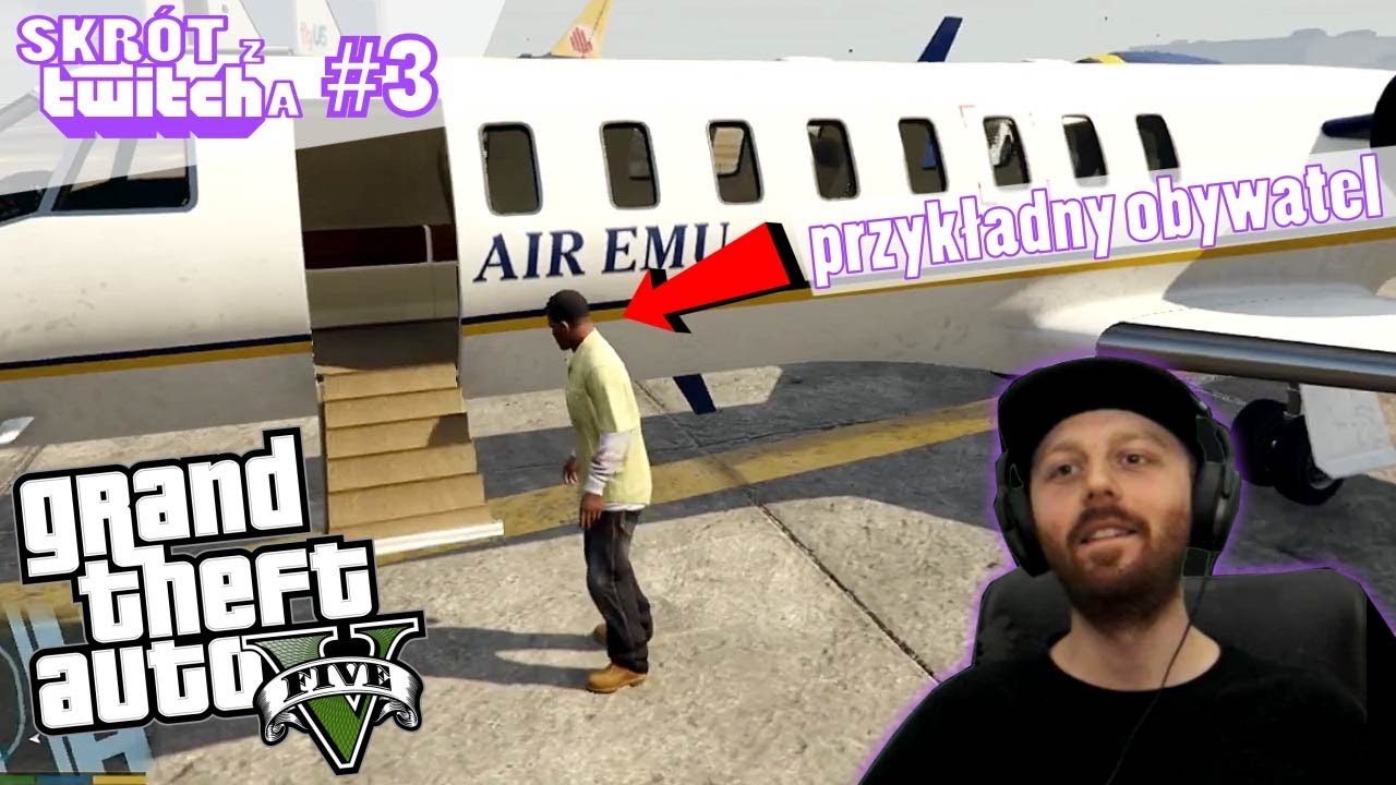 Zostałem przykładnym obywatelem w GTA V | Skr&oacute;t z Twitcha #3