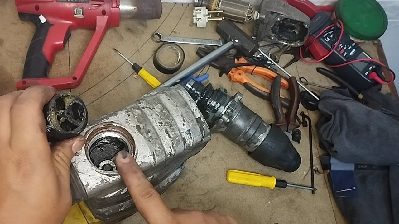 Como hacer Mantenimiento General a un  Rotomartillo Romaqui