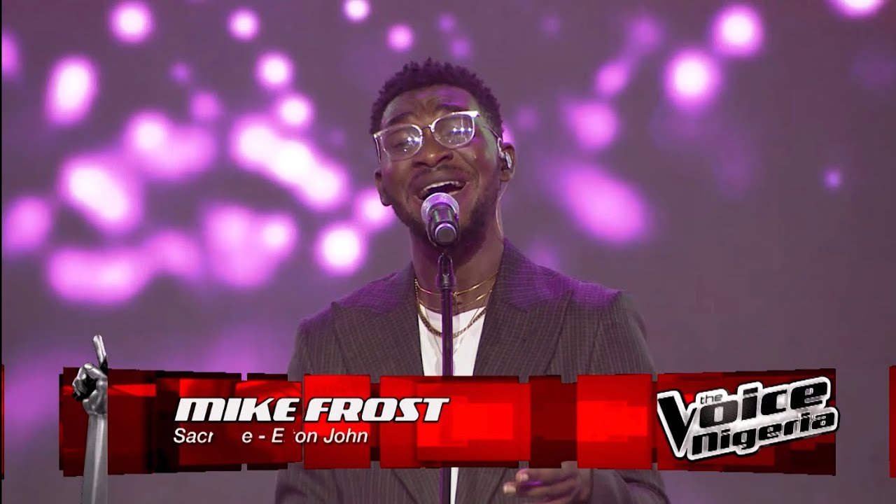 Mike Frost Performs Elton John’s Sacrifice on The Voice Nigeria Season 4 Semi Final.