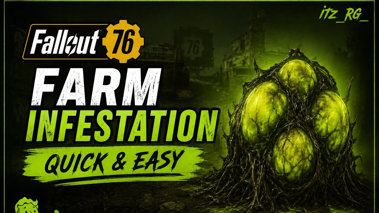 Fallout 76: как легко фармить ивенты с заражением!!!