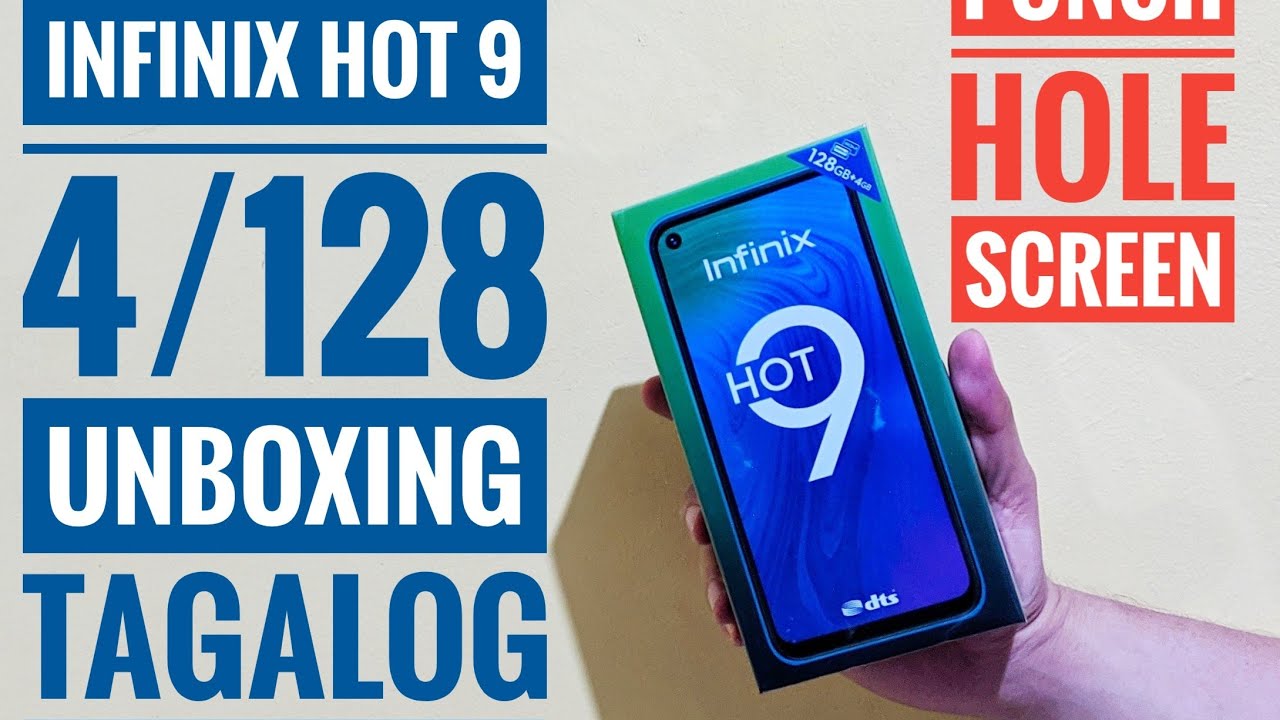 Infinix Hot 9 Unboxing | Pinaka murang Punch Hole sa Market