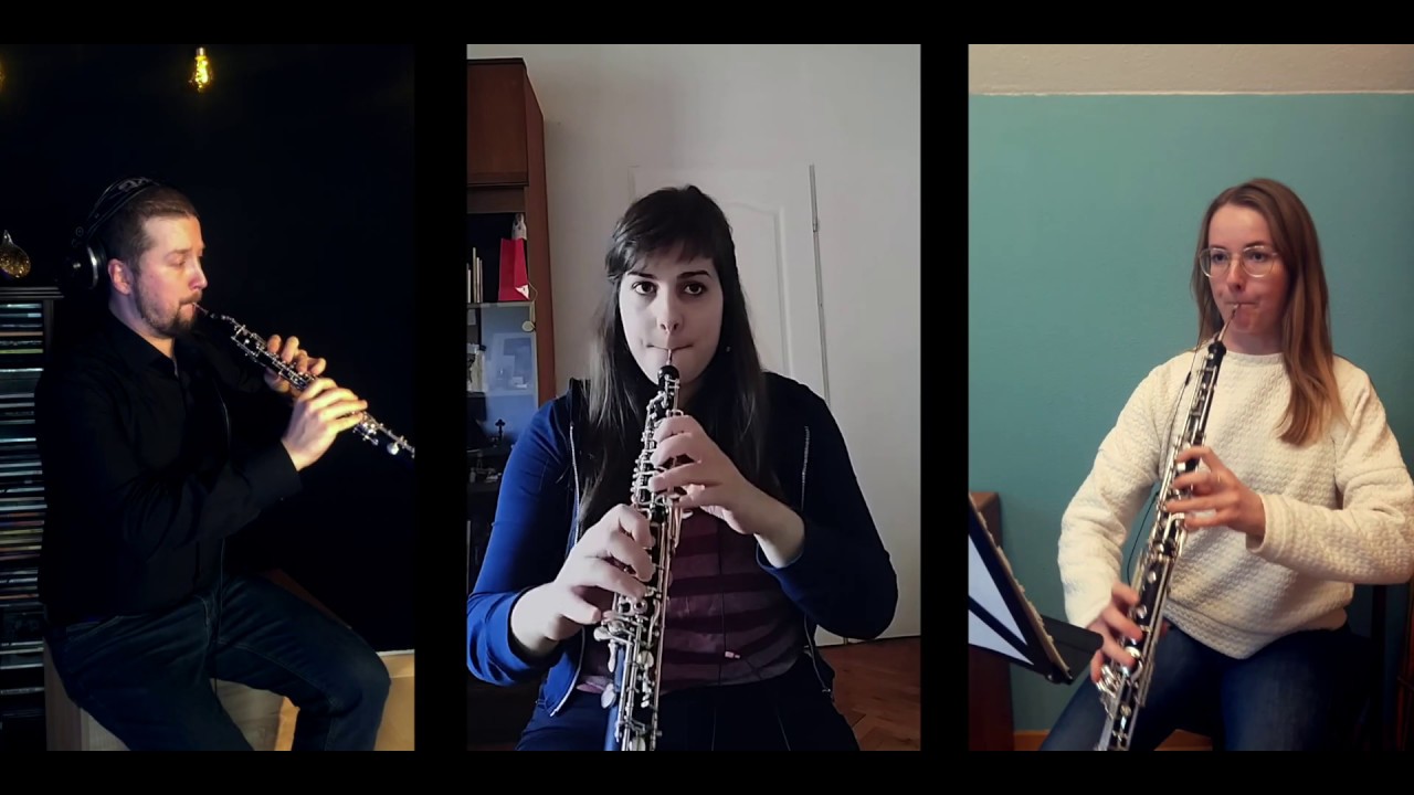 Beethoven Oboe Trio C-dur Op. 87. 1 Mov. Social Distancing Oboes